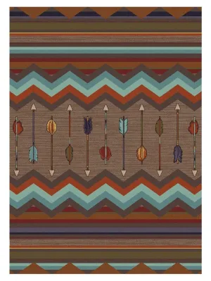 Cresting Fletcher Arrow Rugs serving tray, cheese board