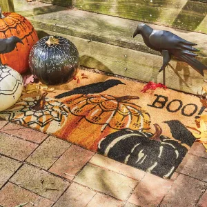 Crows and Pumpkins Doormat modern serveware, serving platter