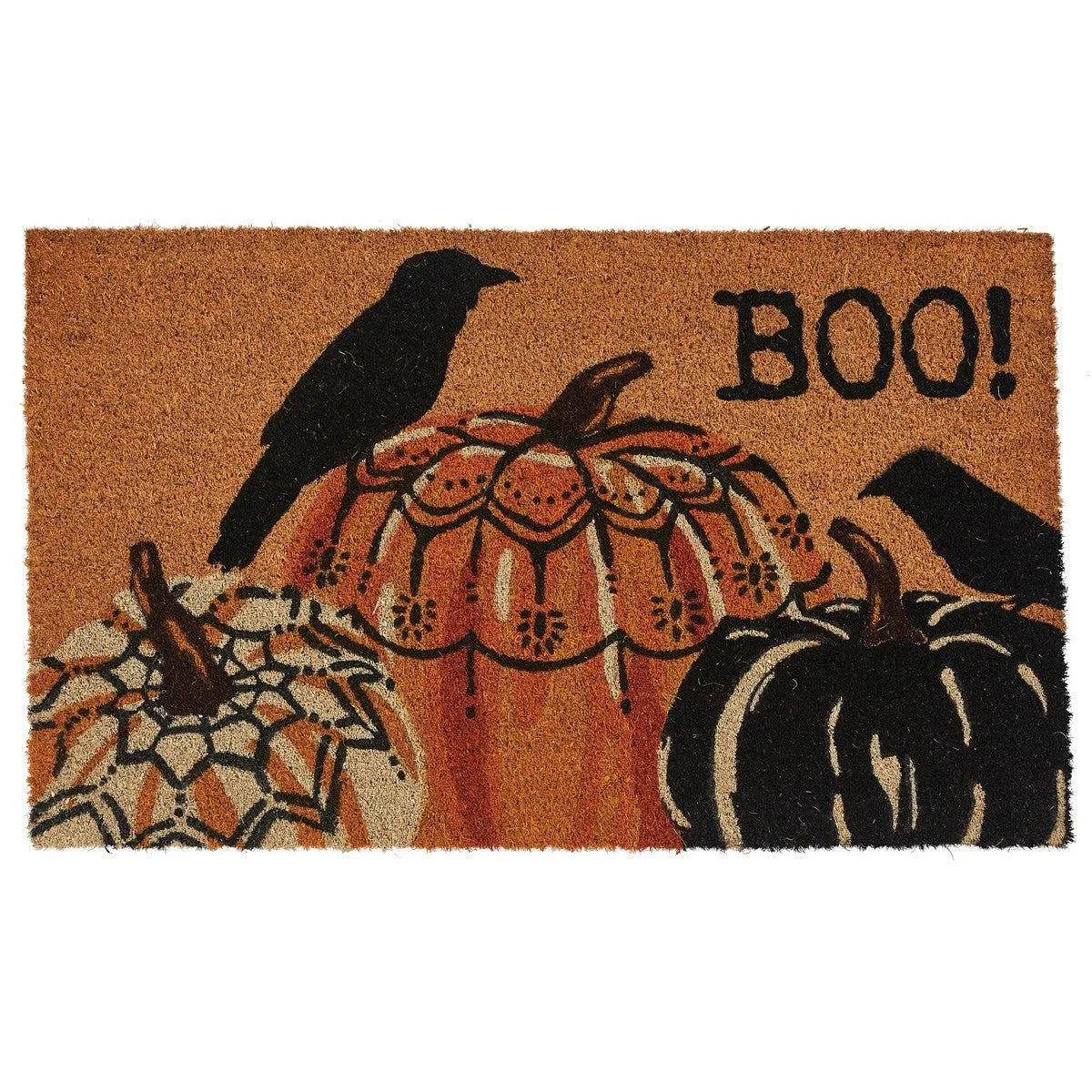 Crows and Pumpkins Doormat