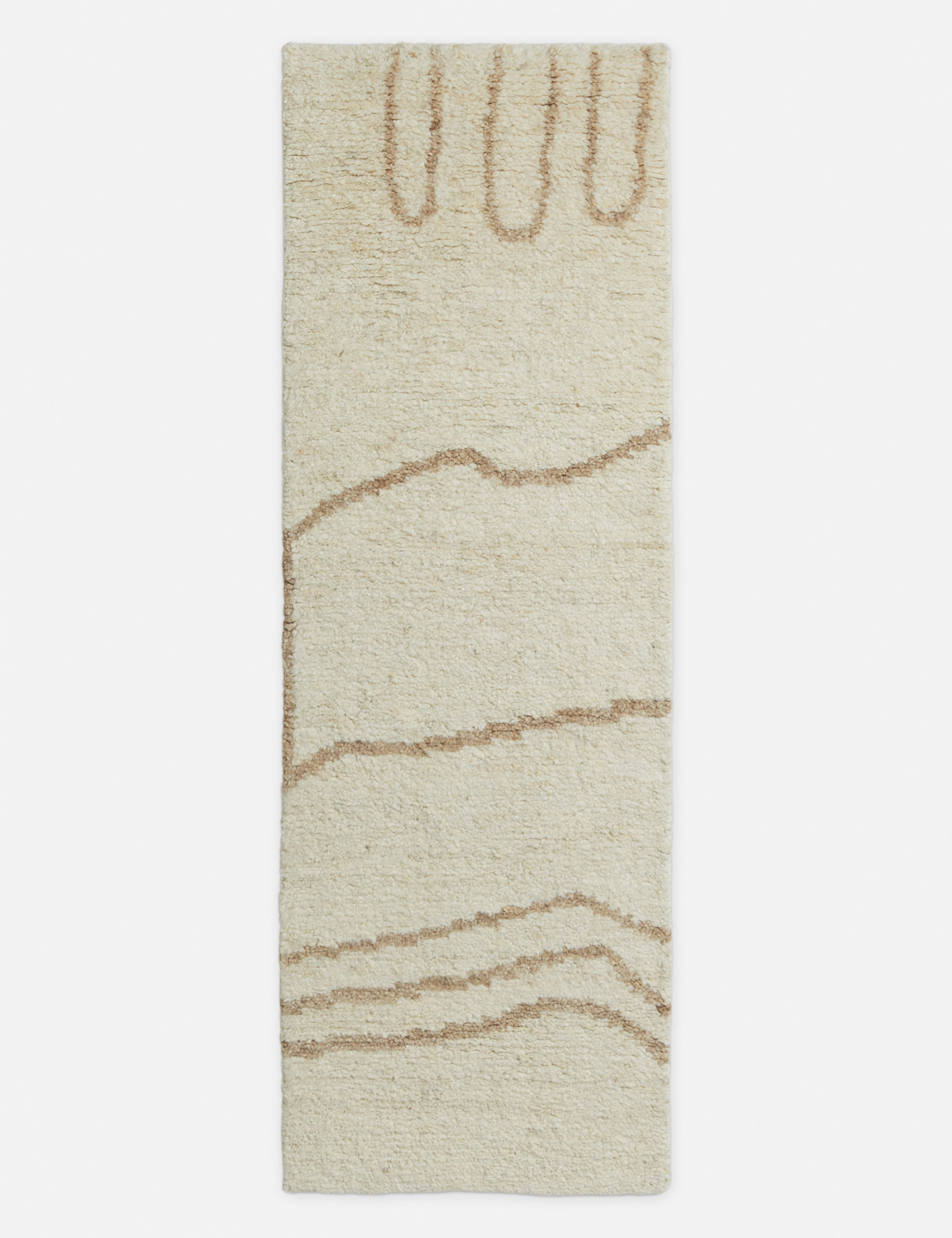 Currents Hand-Knotted Wool Rug by lan Byrd