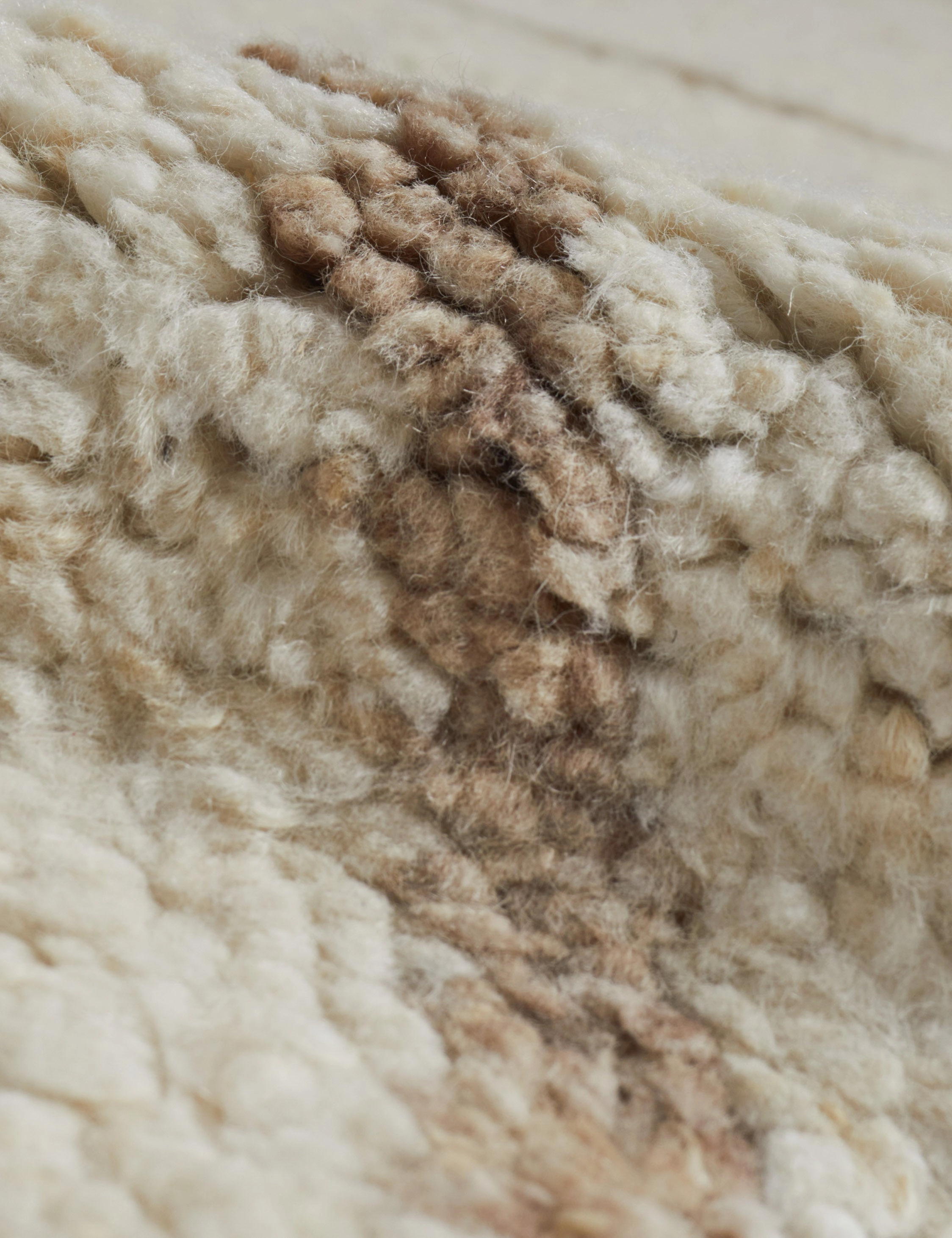 Currents Hand-Knotted Wool Rug Swatch 18" x 18" by Elan Byrd