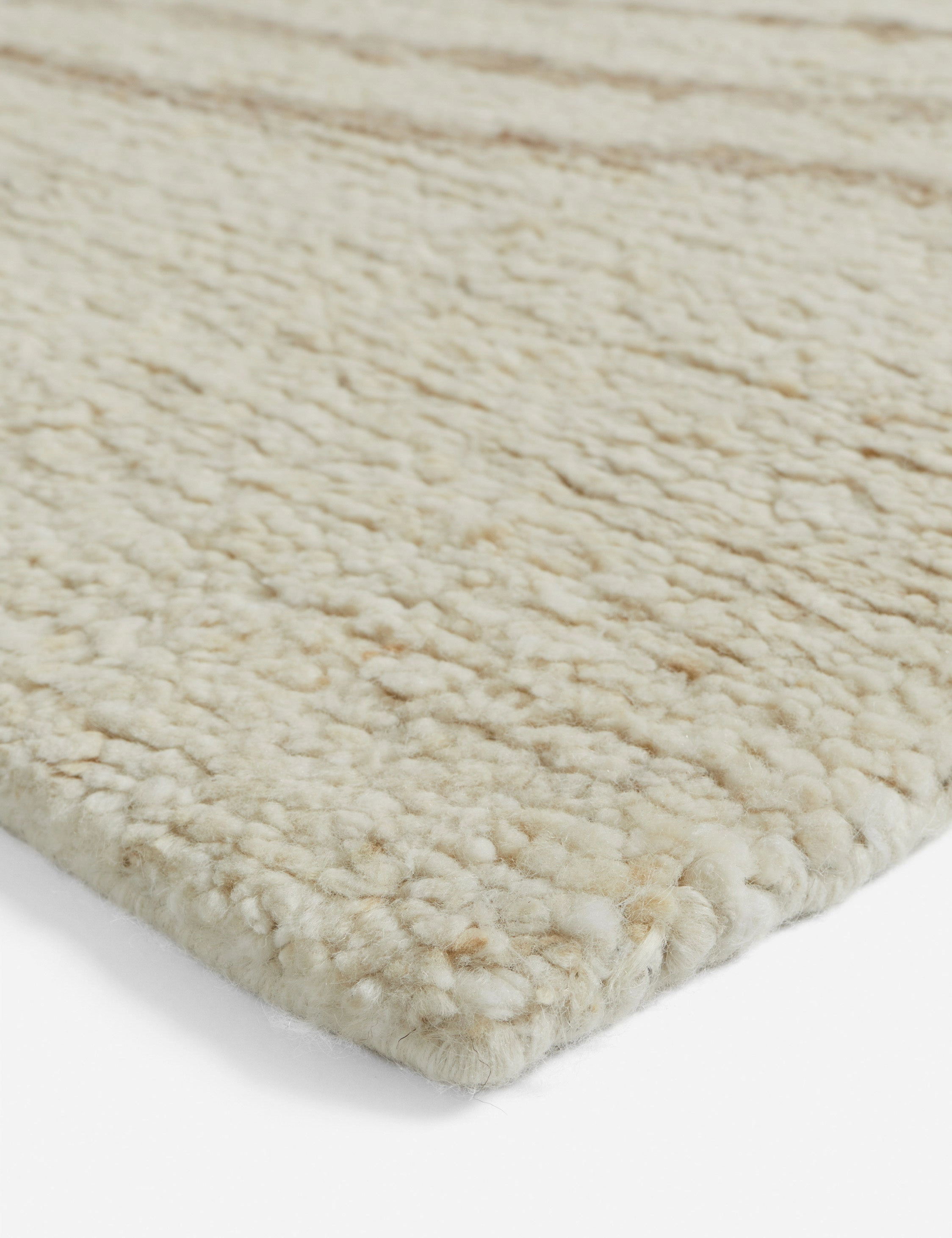 Currents Hand-Knotted Wool Rug Swatch 18" x 18" by Elan Byrd