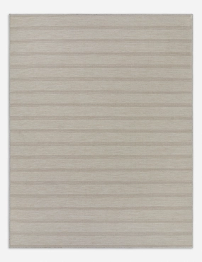 Custom Cheyenne Flatweave Wool Rug, Parchment