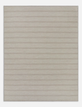Custom Cheyenne Flatweave Wool Rug, Parchment