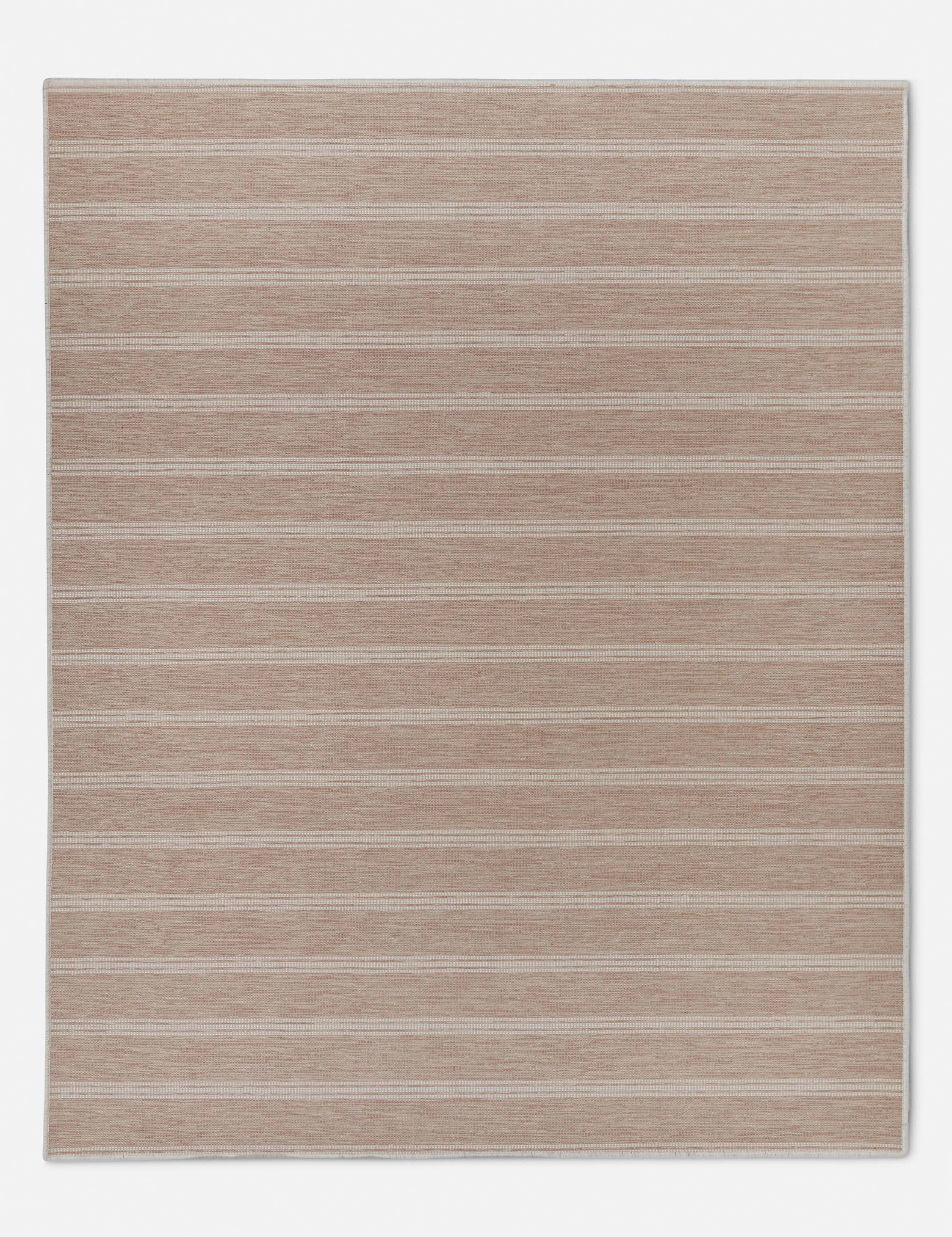 Custom Cheyenne Flatweave Wool Rug, Rose