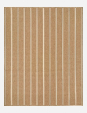 Custom Devri Hand-Loomed Indoor / Outdoor Rug, Rattan