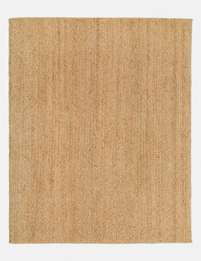 Custom Machi Hand-Loomed Jute Rug, Gold
