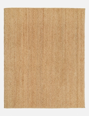 Custom Machi Hand-Loomed Jute Rug, Gold
