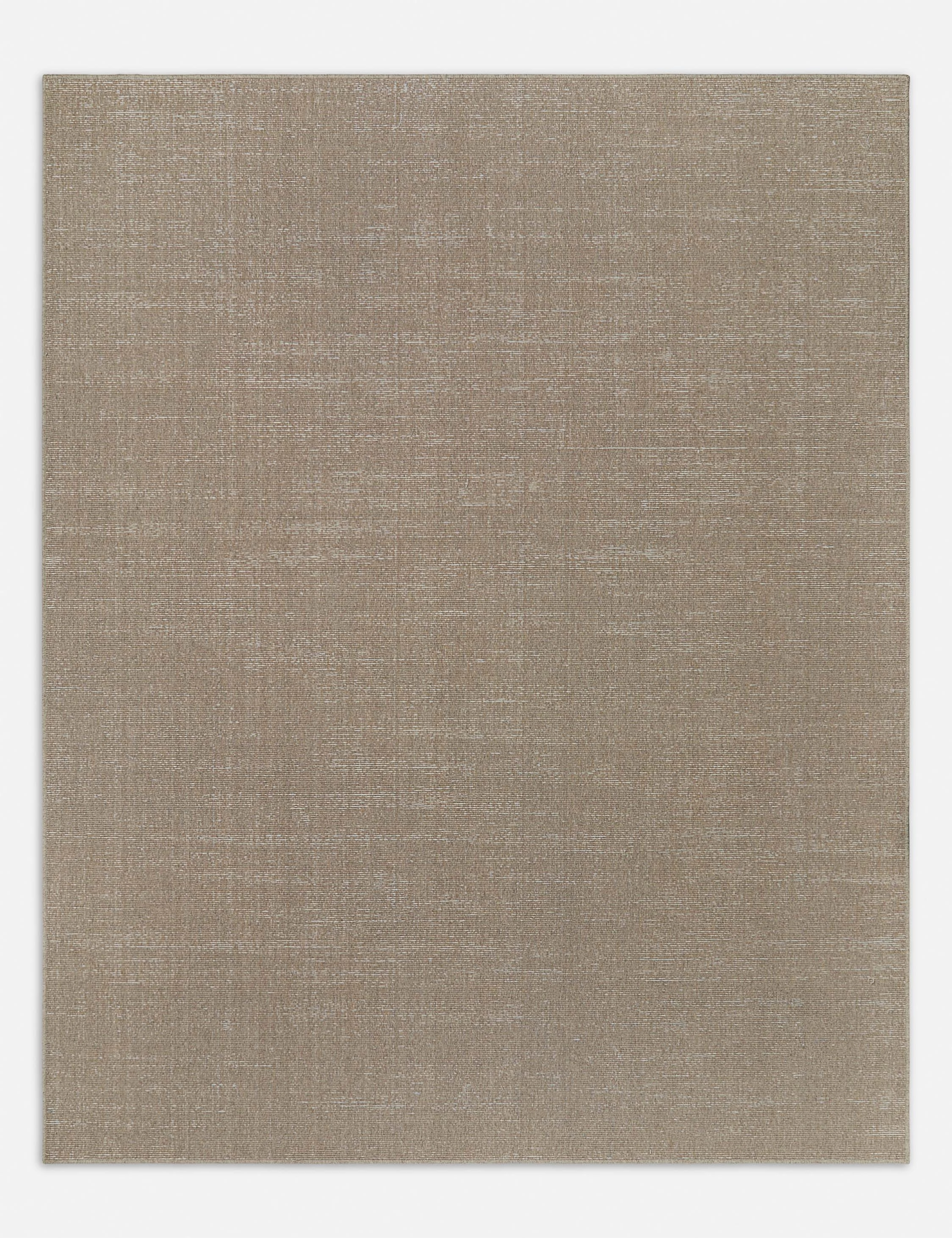 Custom Polina Flatweave Wool Rug, Weathered Oak
