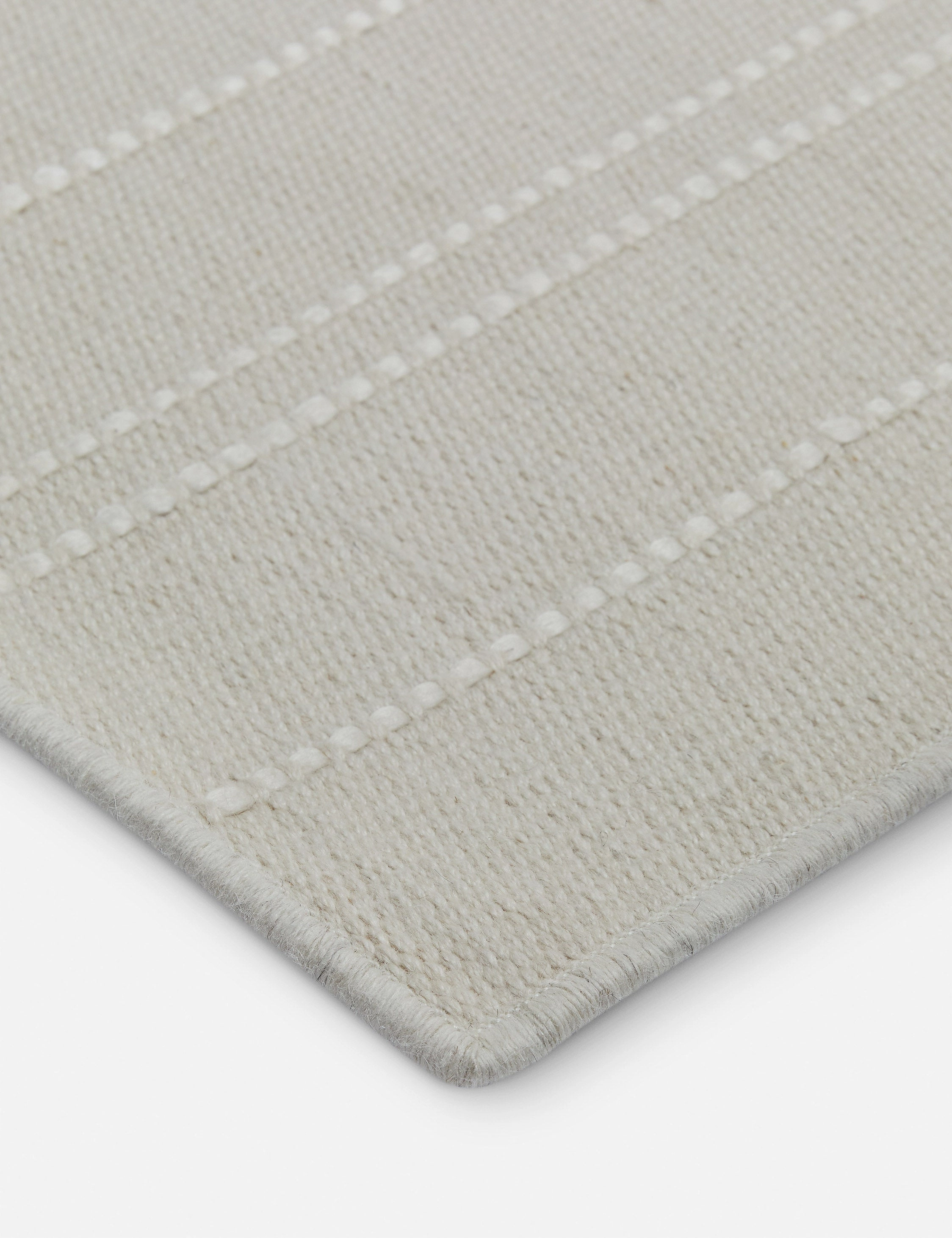 Custom Vellani Flatweave Rug, Ivory