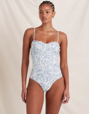Daffodil Sonnet Swimsuit - Blue Print