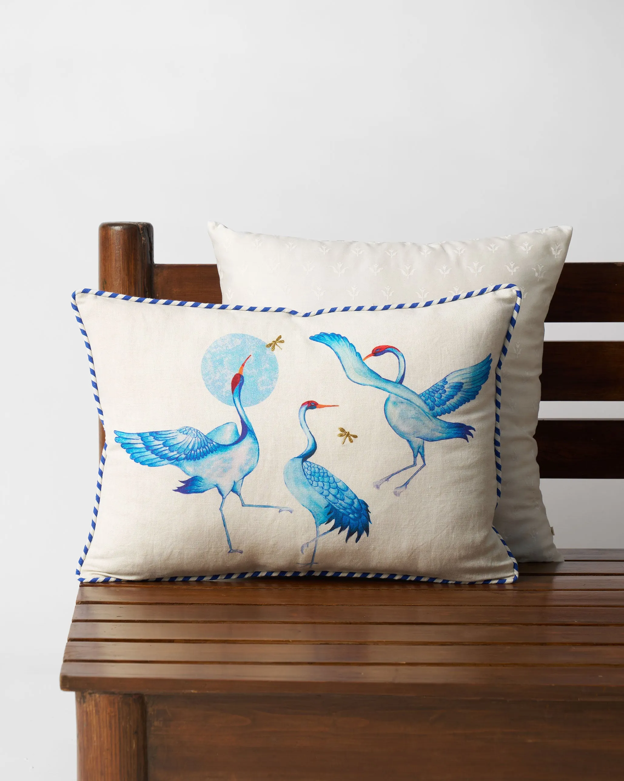 Dancing Crane Cushion Cover accent chair, modern chair