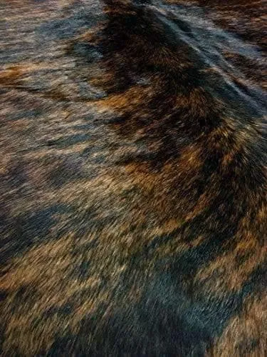 Dark Brindle Brazilian Cowhide Rug