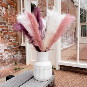 Dark Dusky Pink Lifelike Single Pampas Grass kitchen essentials, utensils set