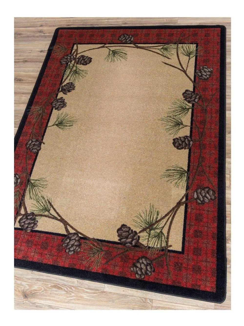 Delicate Pines Lodge Area Rugs - 2 Colors