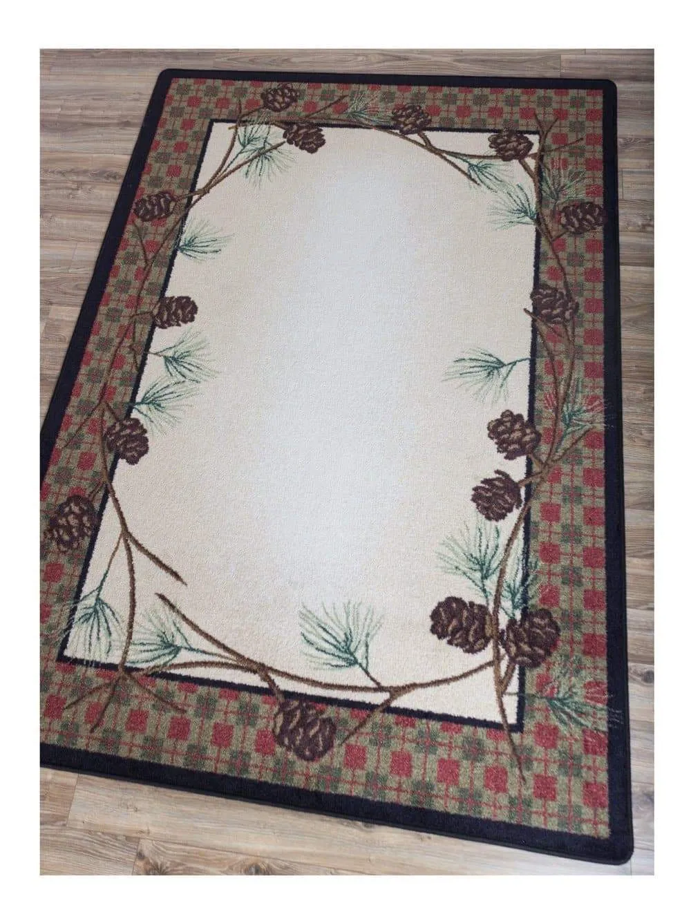 Delicate Pines Lodge Area Rugs - 2 Colors