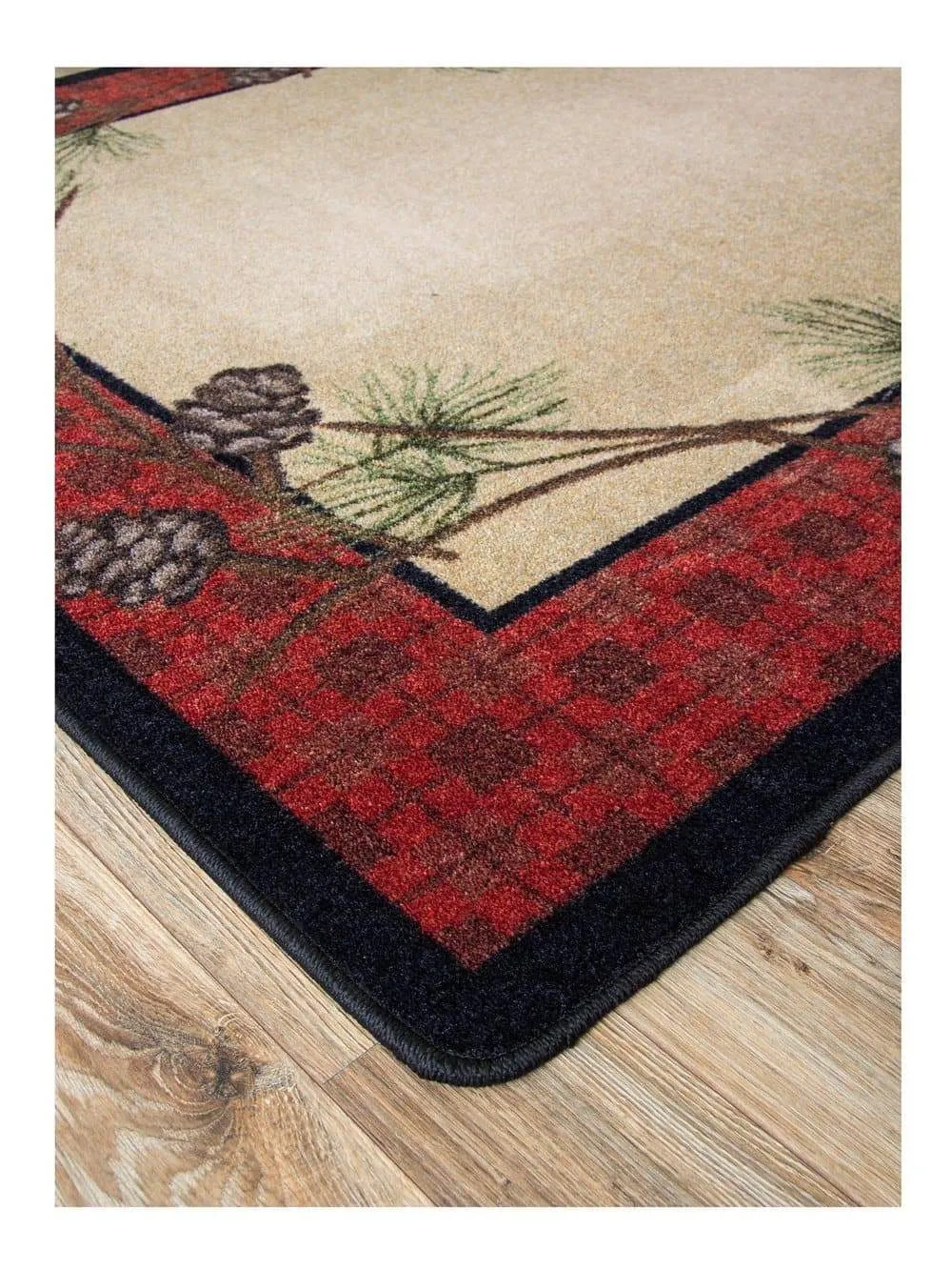 Delicate Pines Lodge Area Rugs - 2 Colors