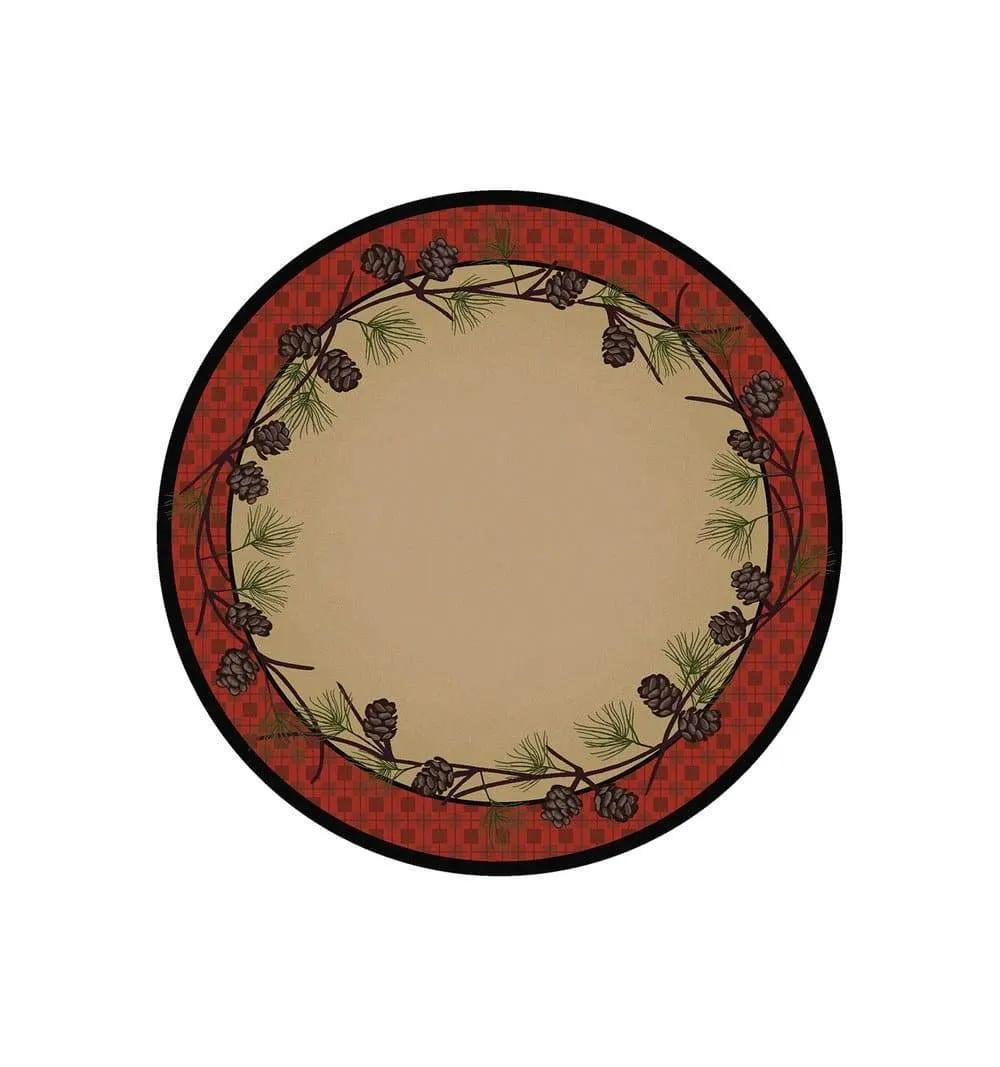 Delicate Pines Lodge Area Rugs - 2 Colors