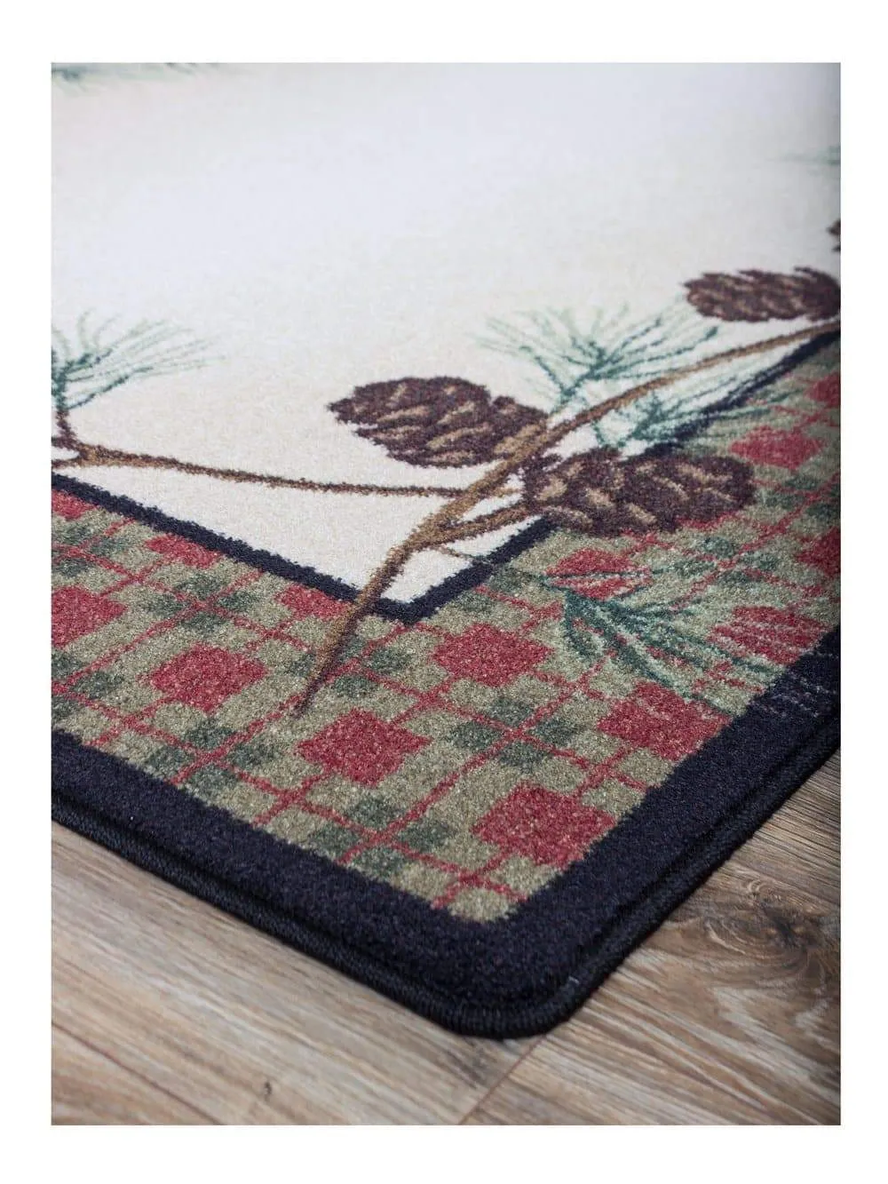 Delicate Pines Lodge Area Rugs - 2 Colors