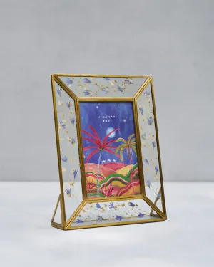 Desert Bloom Photo Frame dinnerware set, ceramic plates