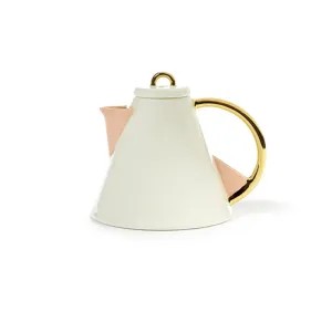 Desiree, Large Teapot, White, White TV cabinet, media console