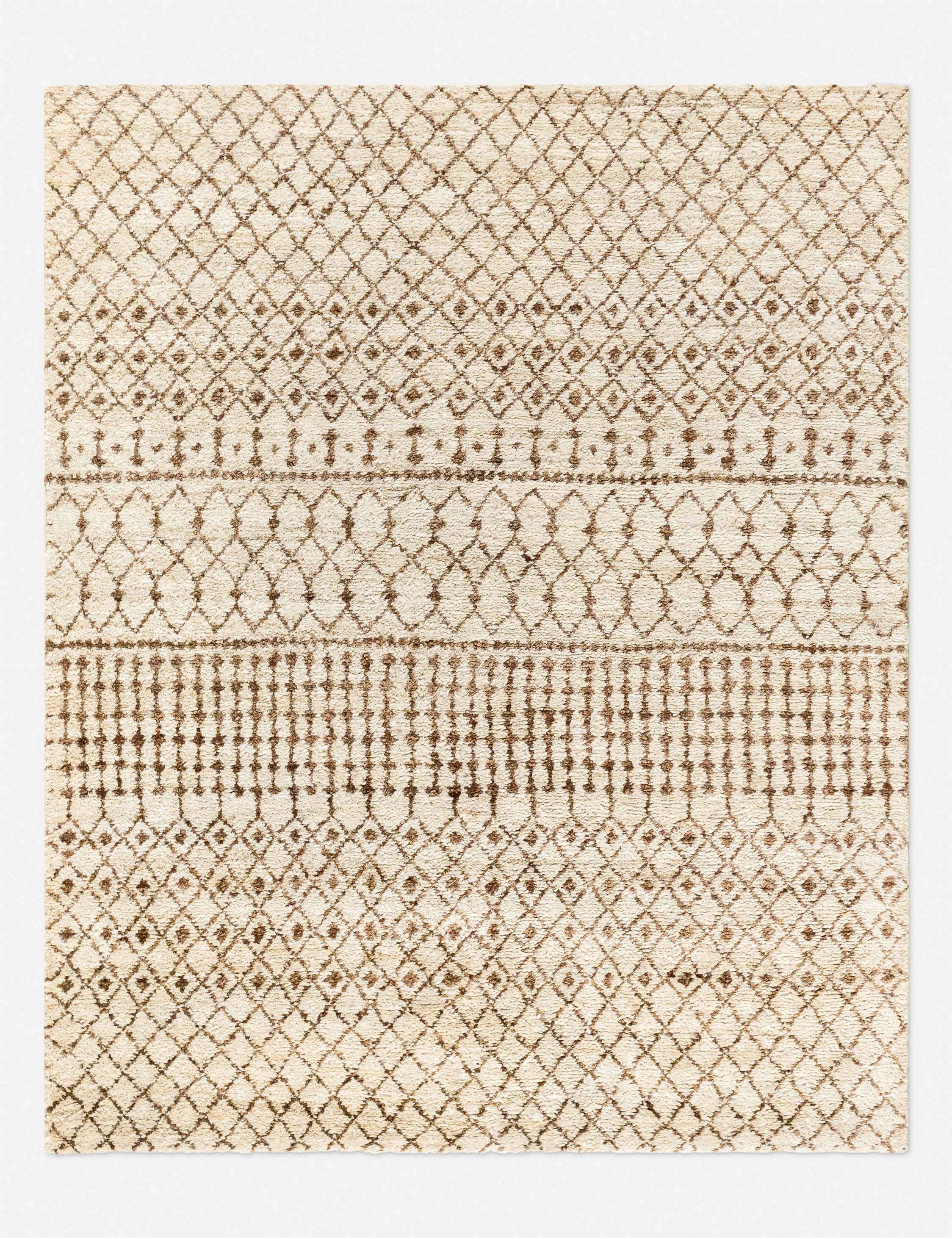 Devera Hand-Knotted Jute Moroccan-Style Rug