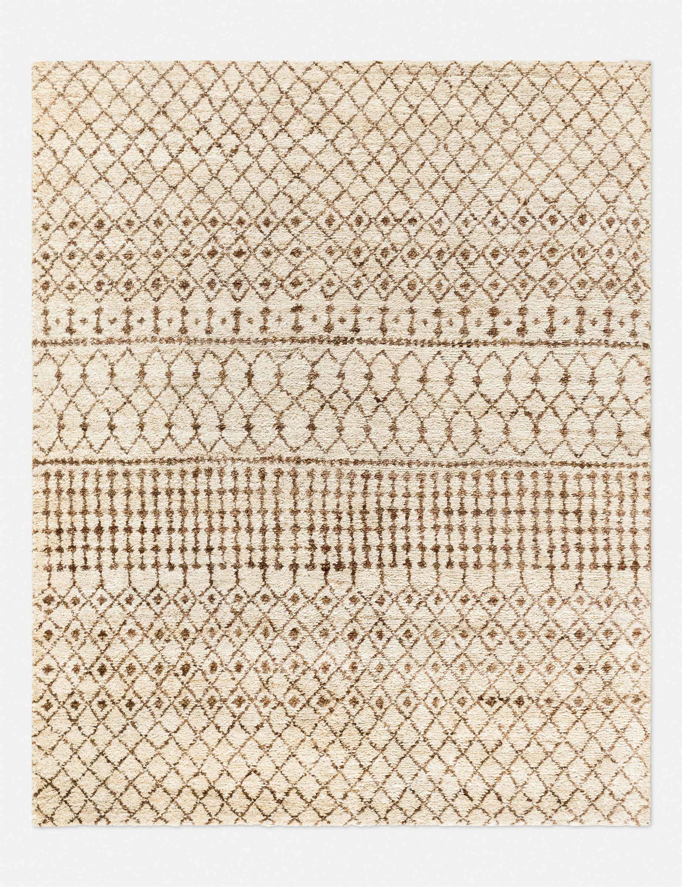 Devera Hand-Knotted Jute Moroccan-Style Rug