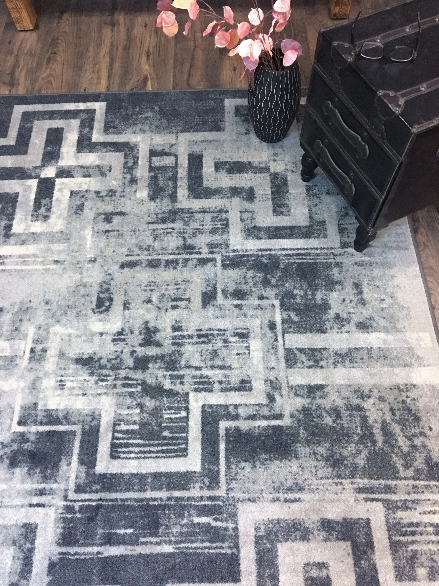 Distressed Bounty Grey Area Rugs & Runners serving tray, cheese board