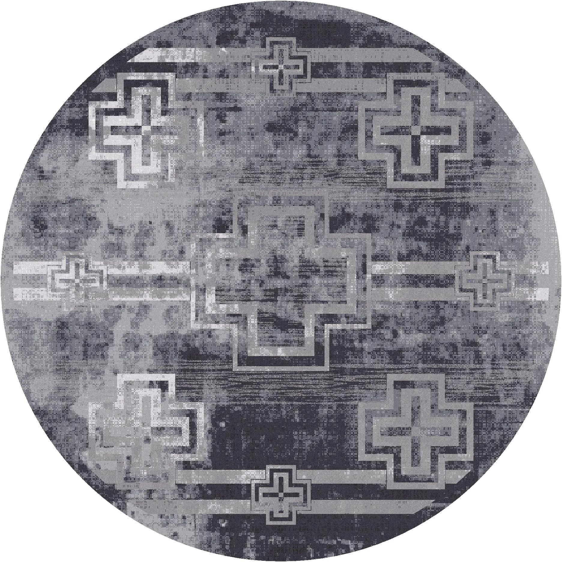 Distressed Bounty Grey Area Rugs & Runners