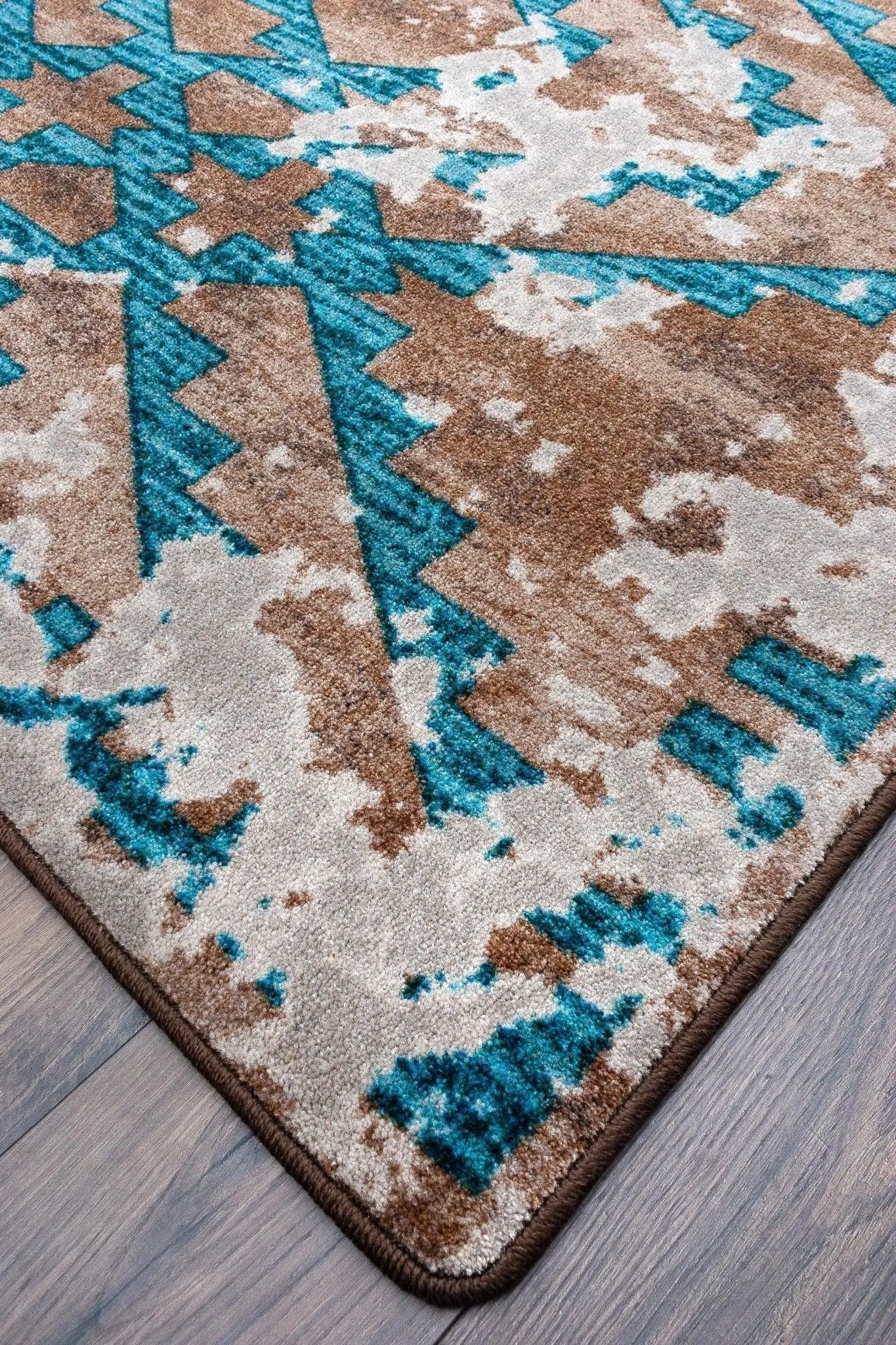 Distressed Fresco Hide Area Rugs