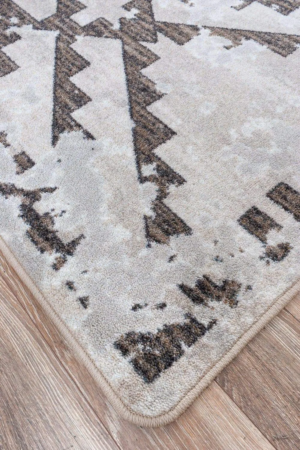 Distressed Grey Fresco Rugs - 6 Sizes