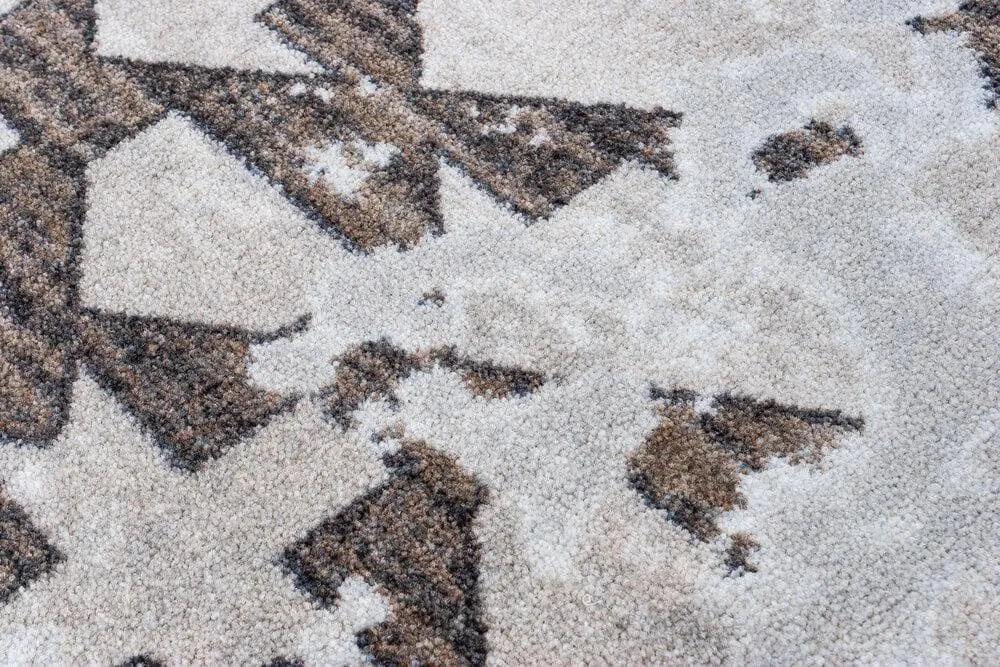 Distressed Grey Fresco Rugs - 6 Sizes