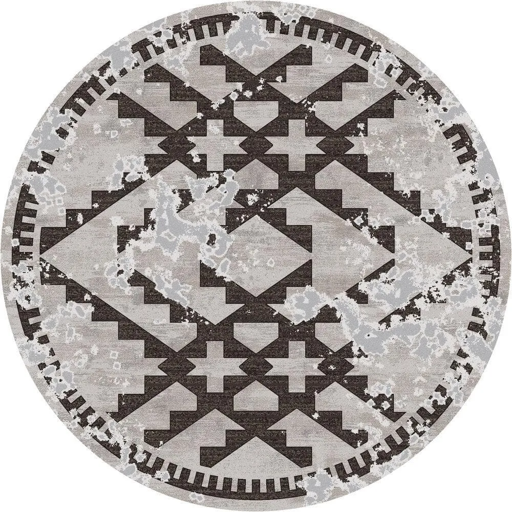 Distressed Grey Fresco Rugs - 6 Sizes