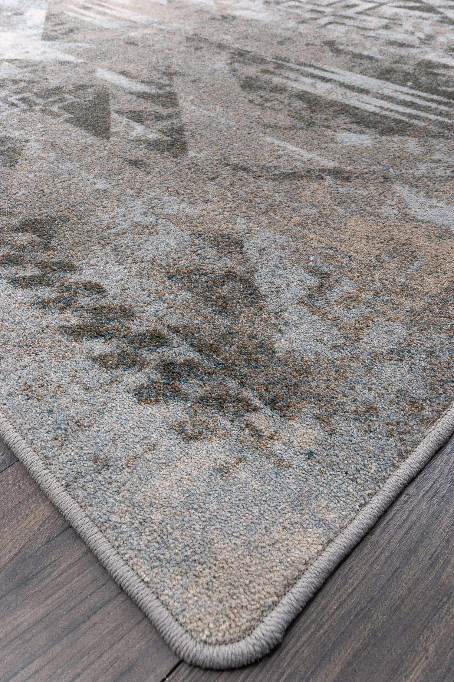 Distressed Rustic Cross Rugs - Sandstone