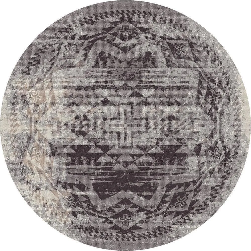 Distressed Rustic Cross Rugs - Sandstone