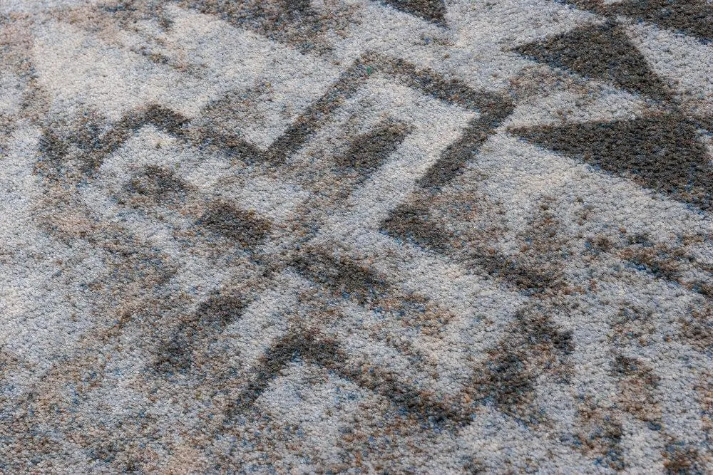 Distressed Rustic Cross Rugs - Sandstone