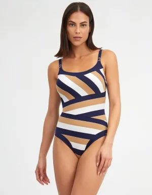 Doris Tank Swimsuit - Stripe