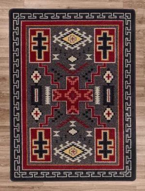 Double Cross Rugs - Two Colors folding guest bed, rollaway bed