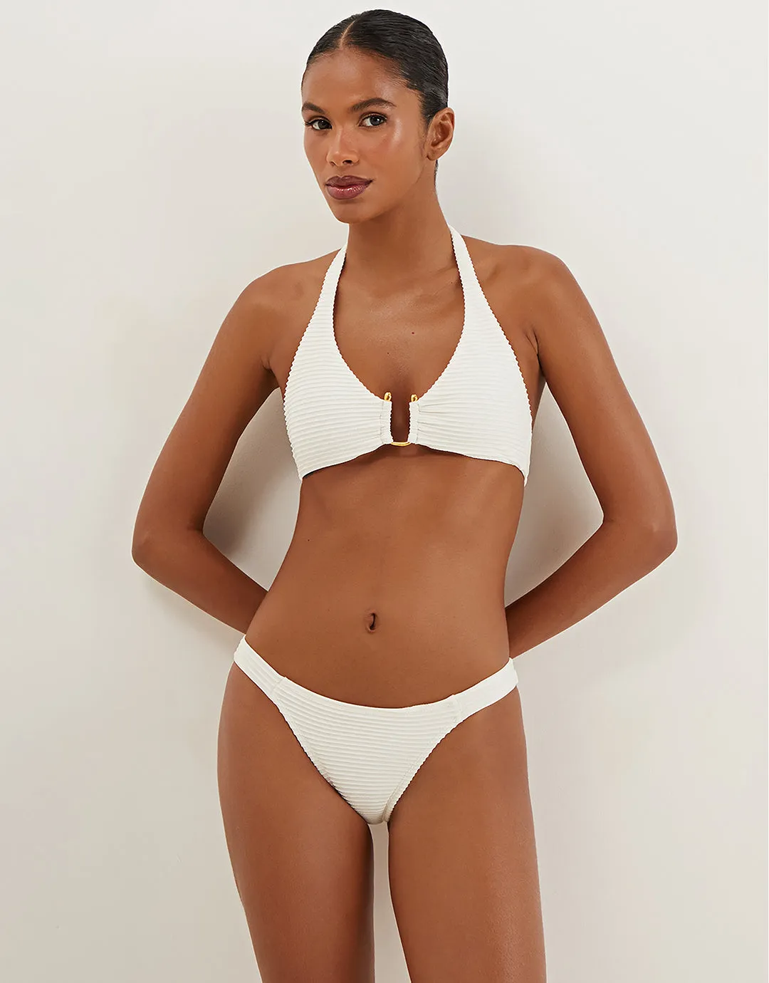 Dune Fany Full Bikini Pant - White