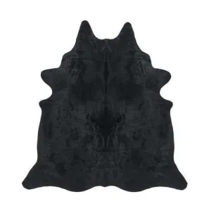 Dyed Black Brazilian Cowhide fire pit, outdoor fire bowl