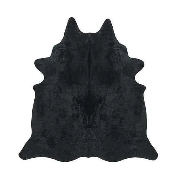 Dyed Black Brazilian Cowhide fire pit, outdoor fire bowl