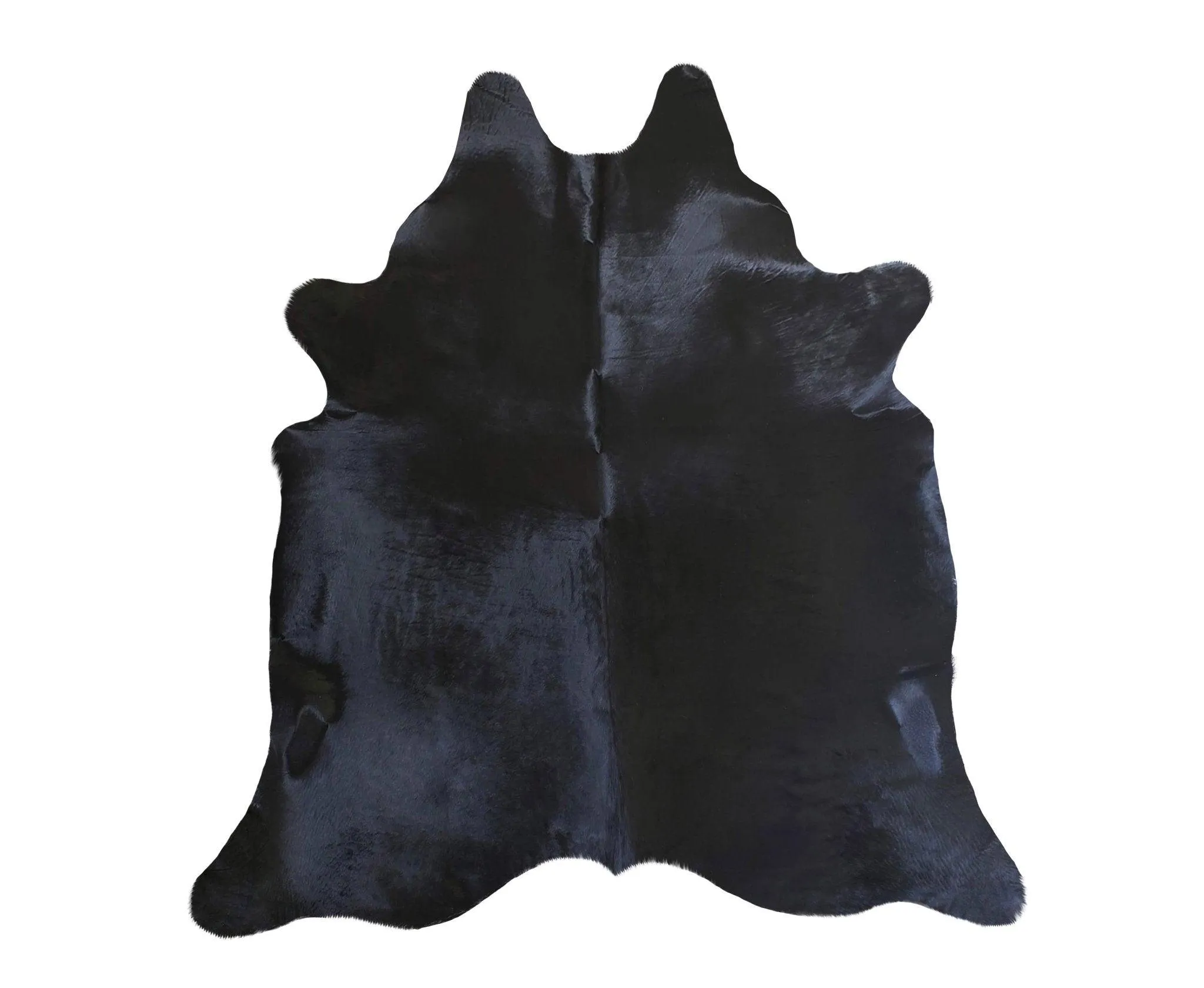 Dyed Black Brazilian Cowhide