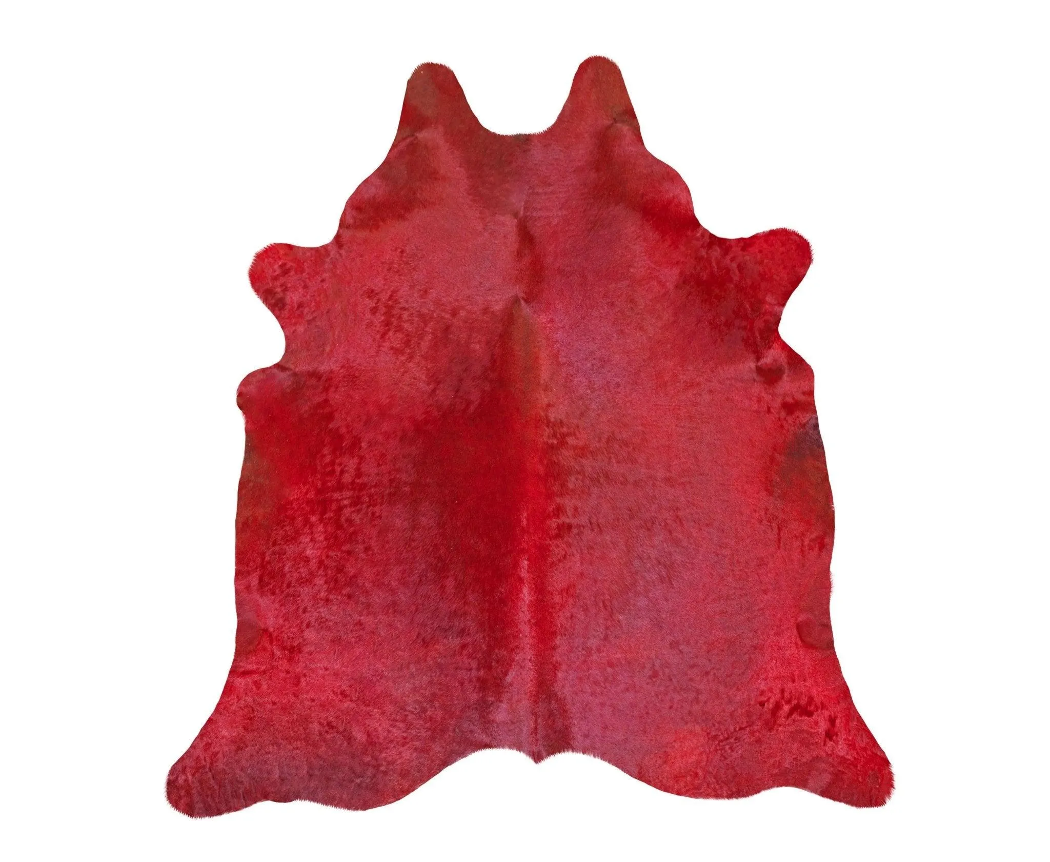 Dyed Dark Red Brazilian Cowhide fire pit, outdoor fire bowl