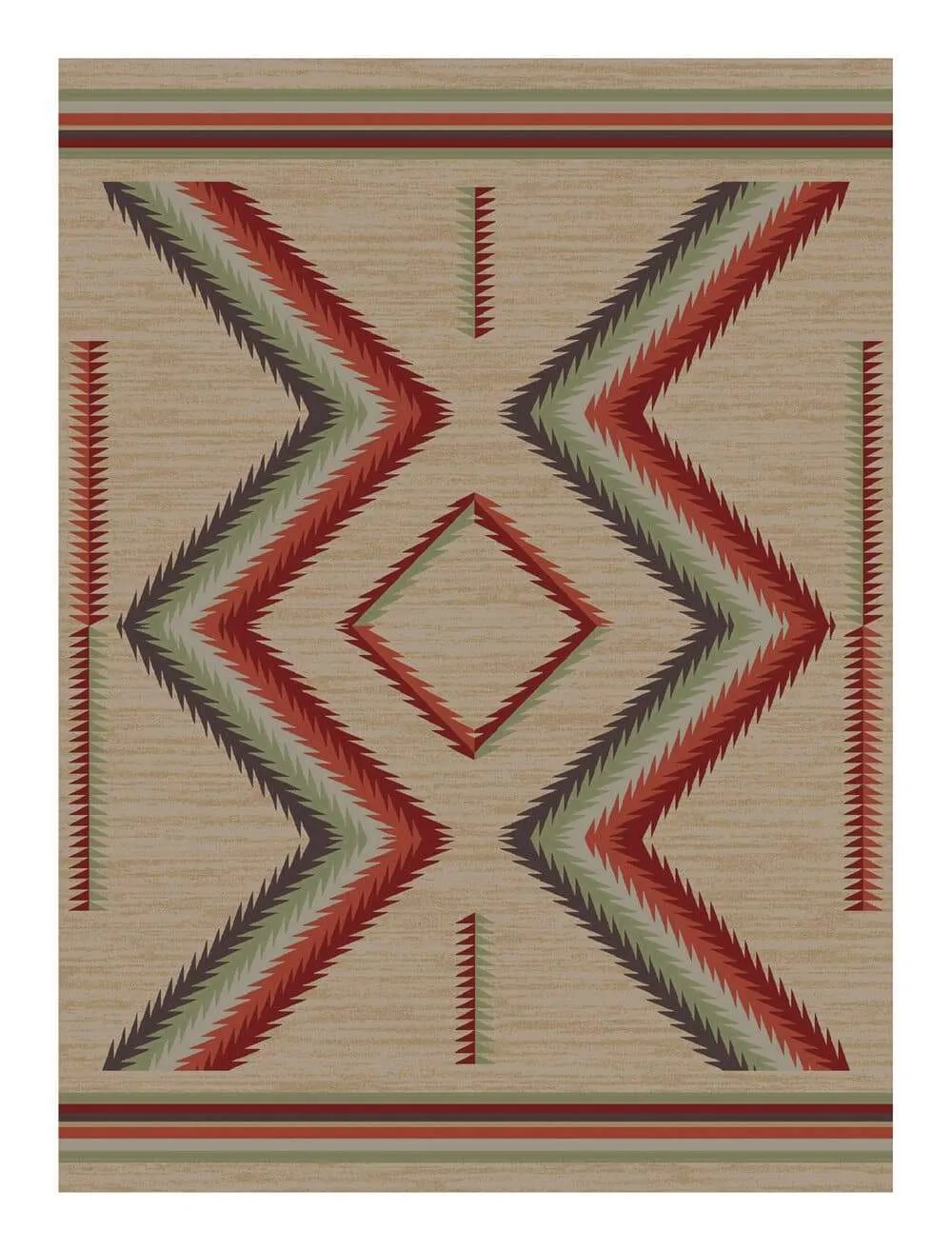 Earths Hour Glass Area Rugs & Runner