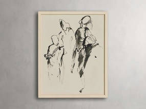 Ebony and Ivory Framed Print