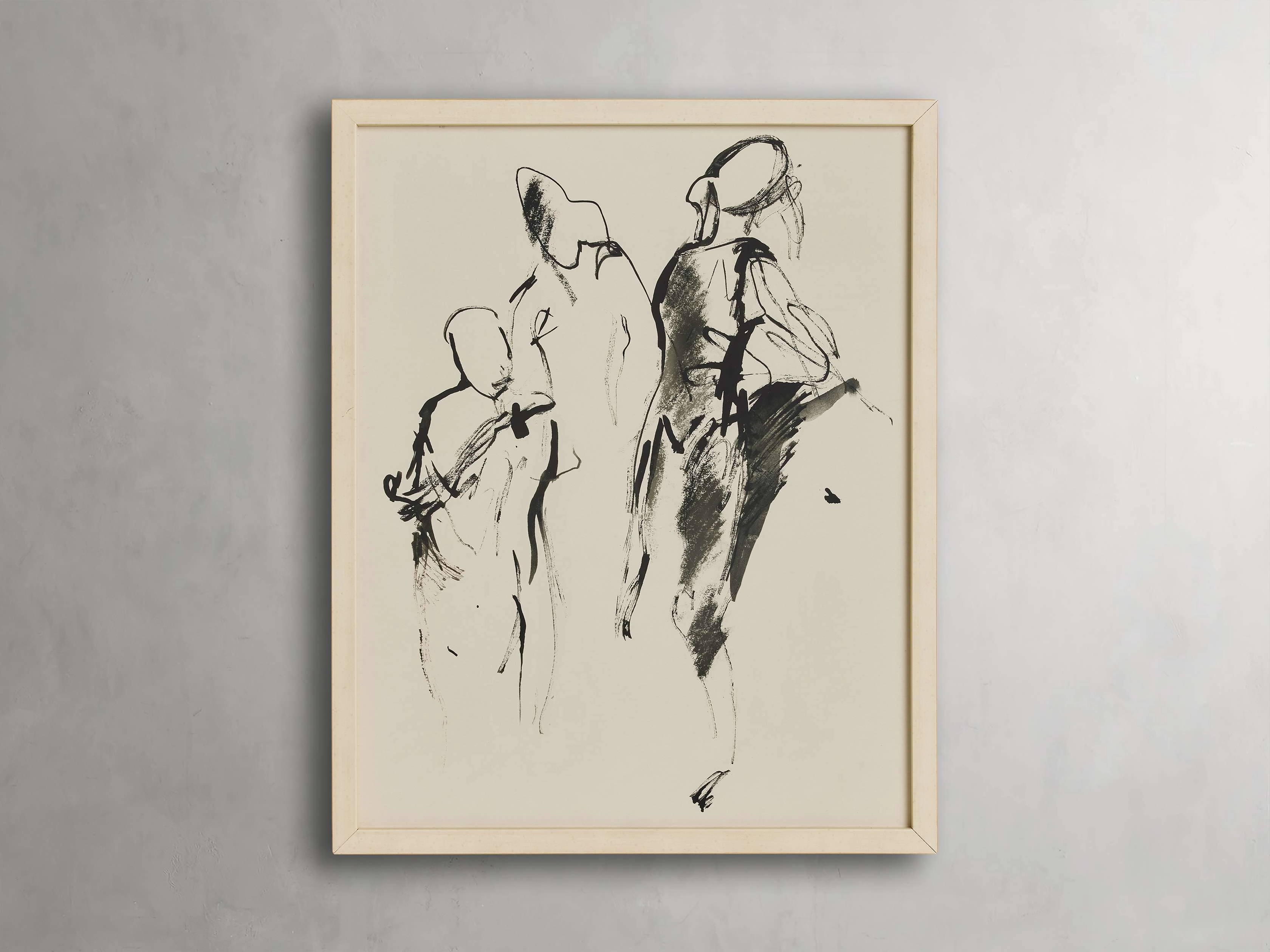 Ebony and Ivory Framed Print