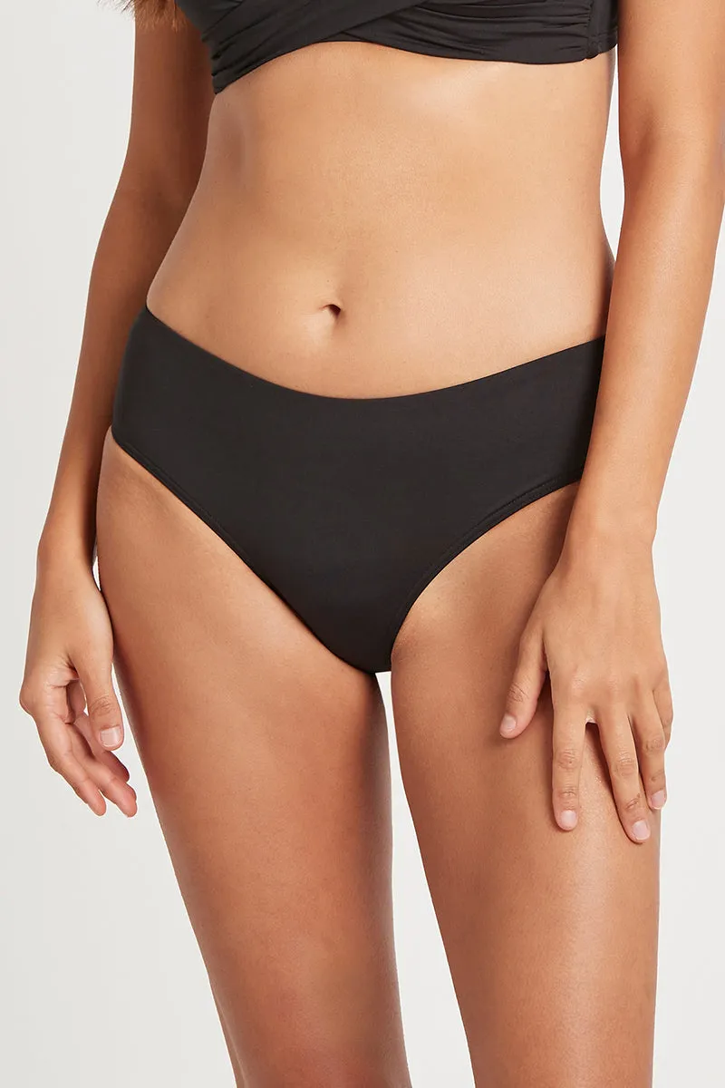 Eco Mid Bikini Black
