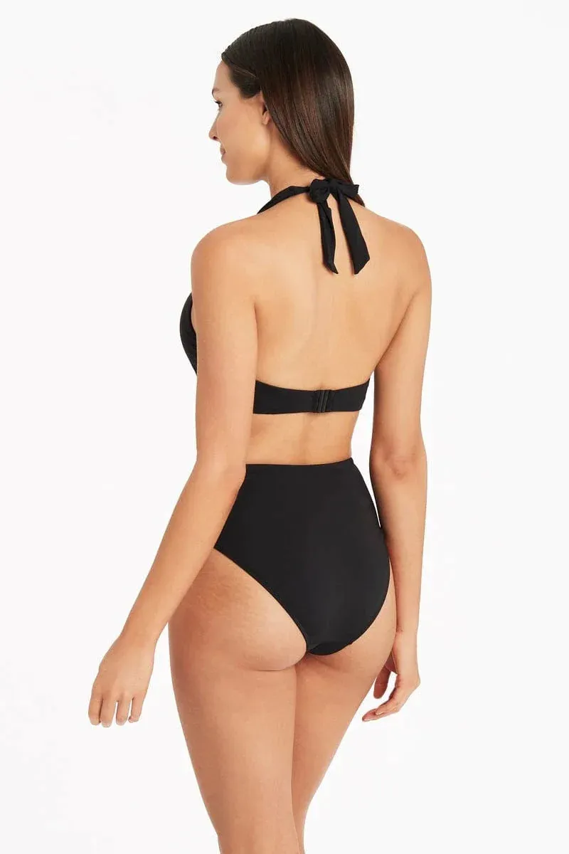 Eco Retro High Waist Pant Black