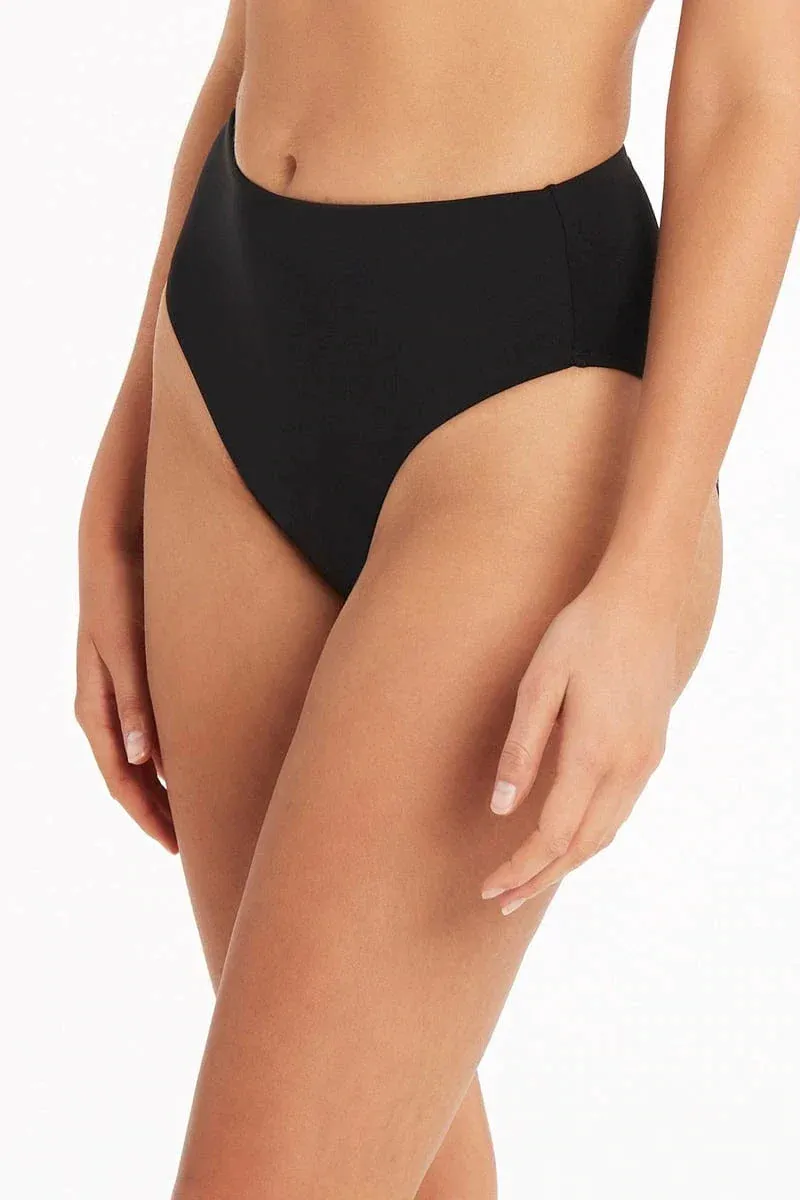 Eco Retro High Waist Pant Black