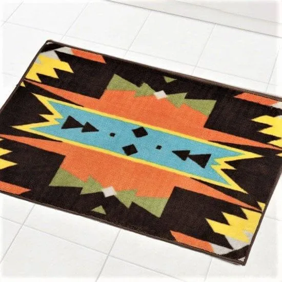 El Cerro Southwestern Accent Rug sectional couch, U-shape sofa